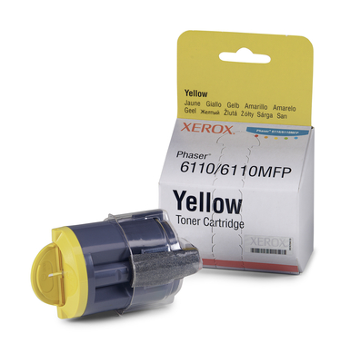 Xerox 106R01273 Yellow Original Toner - Phaser 6110 - XEROX