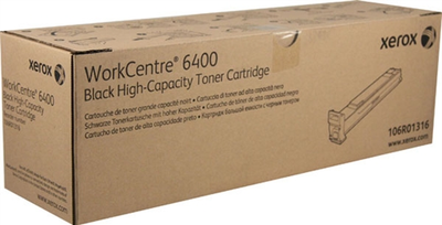 XEROX - Xerox 106R01316 Black Original Toner High Capacity - Phaser 6400