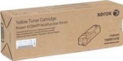 Xerox 106R01458 Yellow Original Toner - Phaser 6128N - XEROX