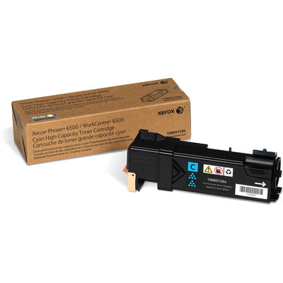 Xerox 106R01594 Cyan Original Toner High Capacity - Phaser 6500 - XEROX