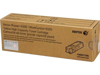 Xerox 106R01596 Yellow Original Toner High Capacity - Phaser 6500 - XEROX