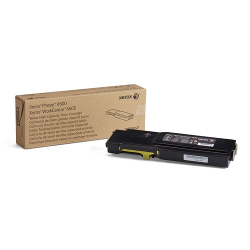 Xerox 106R02227 Yellow Original Toner High Capacity - Phaser 6600 / WorkCentre 6605