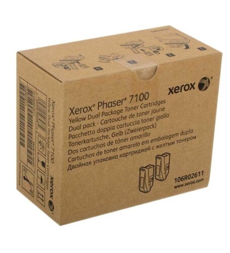 Xerox 106R02611 Sarı Orjinal Toner Yüksek Kapasite - Phaser 7100 (Tekli Paket) - 1