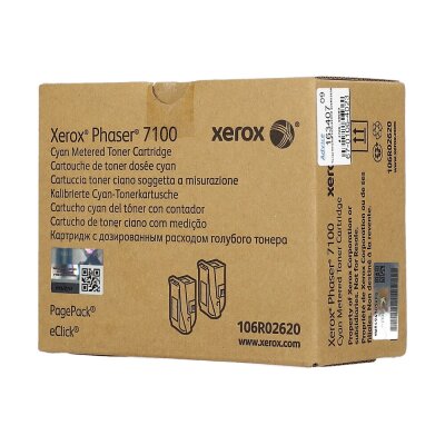Xerox 106R02620 Mavi Orjinal Toner 2li Paket - Phaser 7100 - XEROX