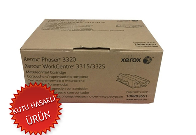XEROX - Xerox 106R02651 Black Original Toner (Metered) - Phaser 3320 (Damaged Box)