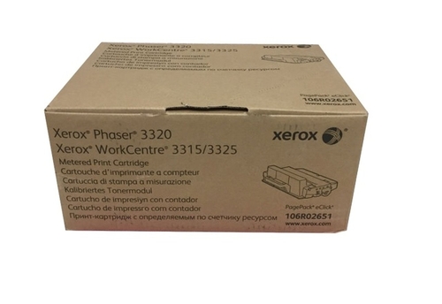 Xerox 106R02651 Black Original Toner (Metered) - Phaser 3320