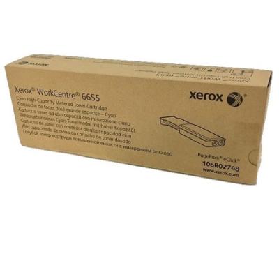 XEROX - Xerox 106R02748 Cyan Original Toner High Capacity - WorkCentre 6655