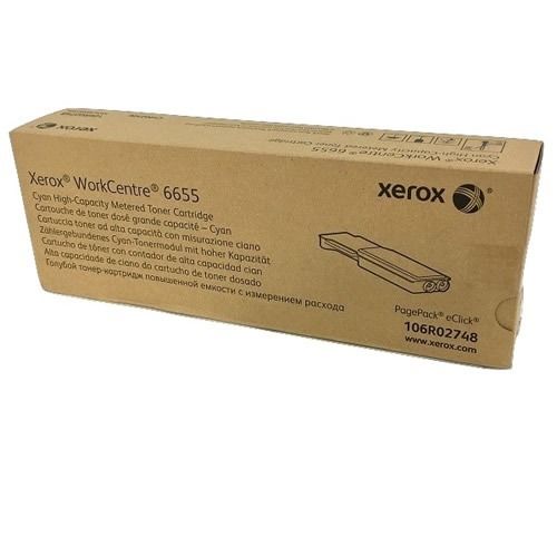 Xerox 106R02748 Cyan Original Toner High Capacity - WorkCentre 6655