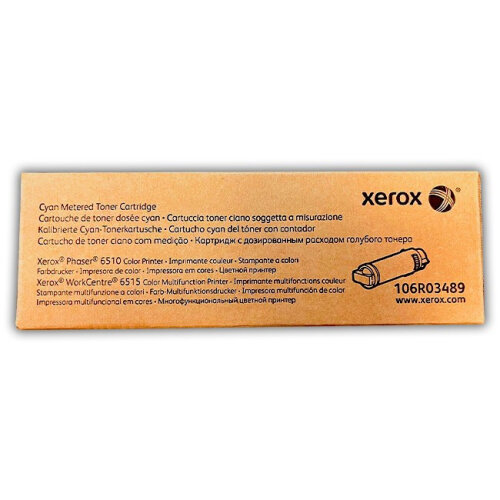 Xerox 106R03489 Mavi Orjinal Toner Yüksek Kapasite - Phaser 6510DN - 1