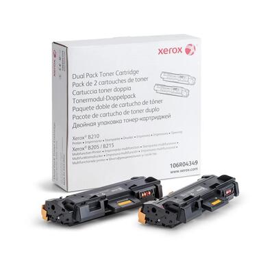 XEROX - Xerox 106R04349 Dual Pack Black Original Toner - B205 / B210 / B215
