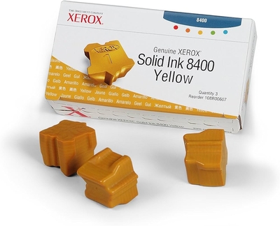 Xerox 108R00607 Sarı Orjinal Toner 3lü Paket - Phaser 8400 - XEROX