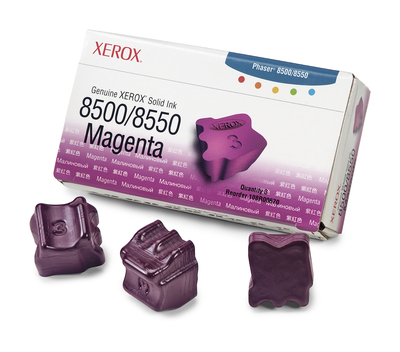 XEROX - Xerox 108R00670 Magenta Original Toner (3 Pack) - Phaser 8500