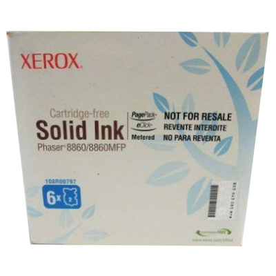 XEROX - Xerox 108R00797 Cyan Metered Original Toner - Phaser 8860