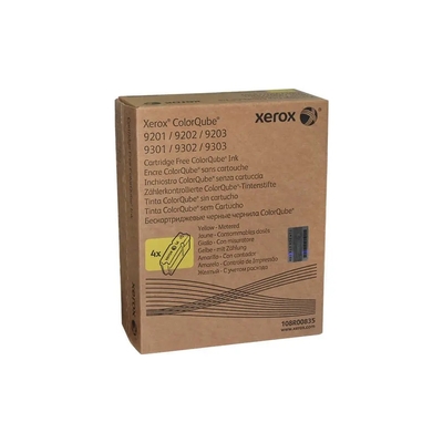 XEROX - Xerox 108R00835 Yellow Original Toner Metered 4Pk - ColorQube 9201 (Damaged Box)