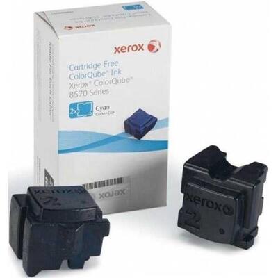 XEROX - Xerox 108R00936 Cyan Original Toner Dual Pack - ColorQube 8570