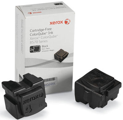 XEROX - Xerox 108R00939 Black Original Solid Ink Toner Dual Pack - ColorQube 8570