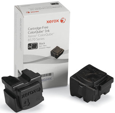 Xerox 108R00939 Black Original Solid Ink Toner Dual Pack - ColorQube 8570
