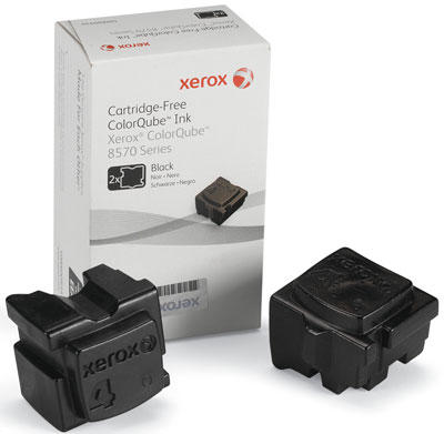 Xerox 108R00939 Black Original Solid Ink Toner Dual Pack - ColorQube 8570 - XEROX