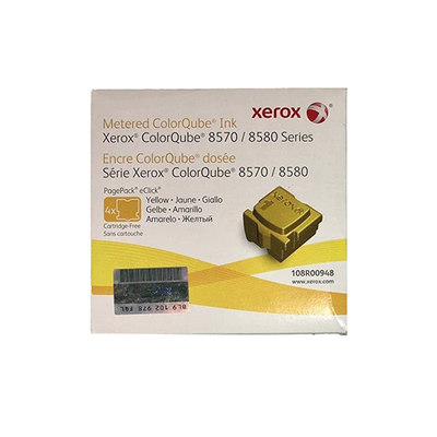 XEROX - Xerox 108R00948 Sarı Orjinal Toner 4lü Paket - ColorQube 8570 (T17360)