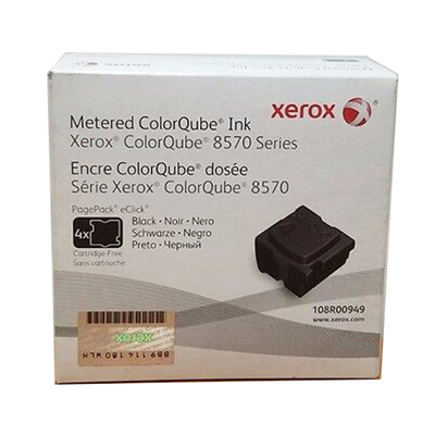 XEROX - Xerox 108R00949 Black Original Toner 4Pk - ColorQube 8570