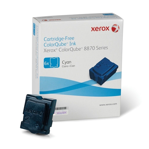 Xerox 108R00950 Cyan Original Toner 6 Pack - Colorqube 8870