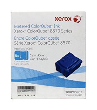 XEROX - Xerox 108R00962 Cyan Original Toner 6Pk - ColorQube 8870