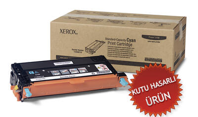 XEROX - Xerox 113R00719 Cyan Original Toner - Phaser 6180 (Damaged Box)