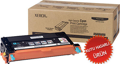 XEROX - Xerox 113R00723 Cyan Original Toner High Capacity - Phaser 6180 (Damaged Box)