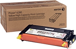 XEROX - Xerox 106R01406 Sarı Orjinal Toner Yüksek Kapasite - Phaser 6280 (T3710)