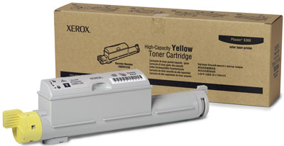 XEROX - Xerox 106R01220 Sarı Orjinal Toner Yüksek Kapasite - Phaser 6360 (T7036)
